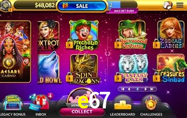 Descubra o Mundo do Cassino Online com e67